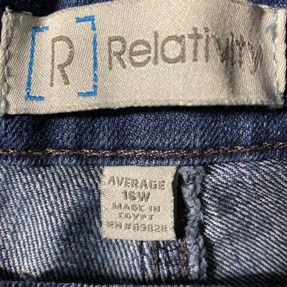 Women’s Relativity jeans Size 16W good condition - Picture 5 of 7